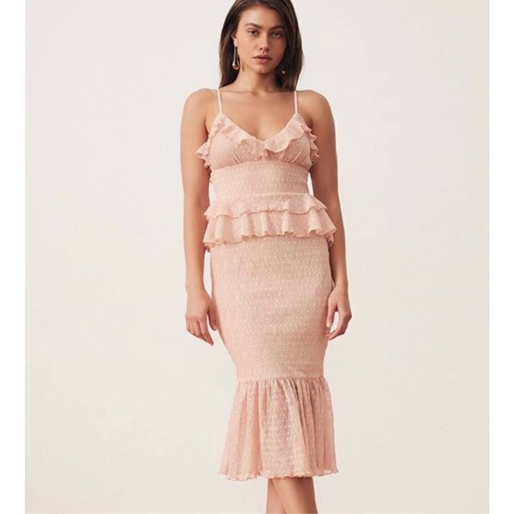 New Song Of Style Lucia Midi Dress Size M